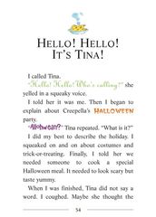 11 It's Halloween, You 'Fraidy Mouse! 10-HELLO! HELLO! IT'S TINA! -- 绘本听读宝在线台词全文