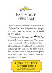 11 It's Halloween, You 'Fraidy Mouse! 06-FABUMOUSE FUNERALS -- 绘本听读宝在线台词全文