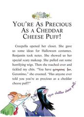 11 It's Halloween, You 'Fraidy Mouse! 09-YOU'RE AS PRECIOUS AS A CHEDDAR CHEESE PUFF! -- 绘本听读宝在线台词全文