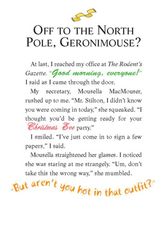12 Merry Christmas, Geronimo! 04-OFF TO THE NORTH POLE, GERONIMOUSE？ -- 绘本听读宝在线台词全文