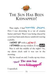 16 A Cheese-Colored Camper 15-THE SUN HAS BEEN KIDNAPPED! -- 绘本听读宝在线台词全文