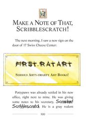 17 Watch Your Whiskers, Stilton! 22-MAKE A NOTE OF THAT, SCRIBBLESCRATCH! -- 绘本听读宝在线台词全文