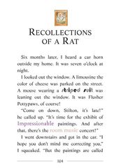 17 Watch Your Whiskers, Stilton! 23-RECOLLECTIONS OF A RAT -- 绘本听读宝在线台词全文