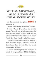 17 Watch Your Whiskers, Stilton! 04-WILLIAM SHORTPAWS, ALSO KNOWN AS CHEAP MOUSE WILLY -- 绘本听读宝在线台词全文