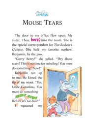 17 Watch Your Whiskers, Stilton! 08-MOUSE TEARS -- 绘本听读宝在线台词全文