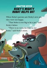 1 Ricky Ricottas Mighty Robot 07 Ricky's Mighty Robot Helps Out -- 绘本听读宝在线台词全文