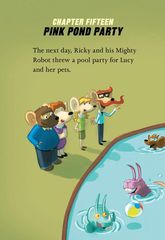 9 Ricky Ricottas Mighty Robot 15 Pink Pond Party -- 绘本听读宝在线台词全文
