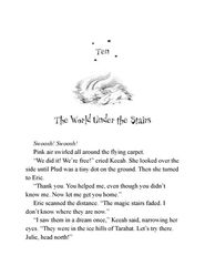 1 The Hidden Stairs and the Magic Carpet 10 The World Under the Stairs -- 绘本听读宝在线台词全文