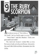 6 Pop of the Bumpy Mummy 9 THE RUBY SCORPION -- 绘本听读宝在线台词全文