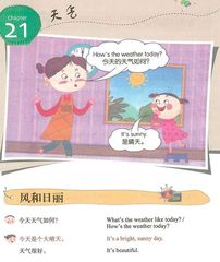 美国家庭万用亲子 21 Ch21-天气 -- 绘本听读宝在线台词全文