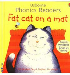 斯伯恩自然拼读 1 Fat cat on a mat -- 绘本听读宝在线台词全文