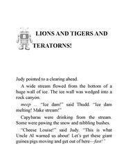 12 In the Ice Age 8 Lions and Tigers and Teratorns! -- 绘本听读宝在线台词全文