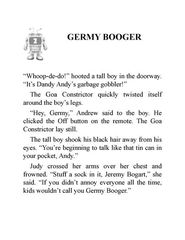 13 In the Garbage 2 Germy Booger -- 绘本听读宝在线台词全文