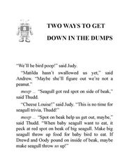 13 In the Garbage 8 Two Ways to Get Down in the Dumps -- 绘本听读宝在线台词全文