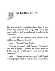 02 In the Bathroom 4 Skeleton Crew -- 绘本听读宝在线台词全文