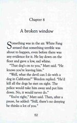 36 White Fang 8 A broken window -- 绘本听读宝在线台词全文