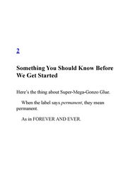 1 Never Glue Your Friends to Chairs 2. Something You Should Know Before We Get Started -- 绘本听读宝在线台词全文