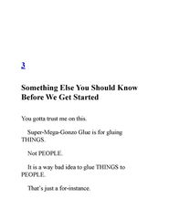 1 Never Glue Your Friends to Chairs 3. Something Else You Should Know Before We Get Started -- 绘本听读宝在线台词全文