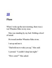 2 Never Swipe a Bully's Bear 10. Plum -- 绘本听读宝在线台词全文