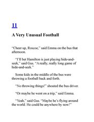 2 Never Swipe a Bully's Bear 11. A Very Unusual Football -- 绘本听读宝在线台词全文