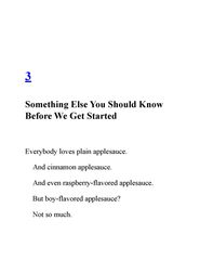 4 Never Swim in Applesauce 3. Something Else You Should Know Before We Get Started -- 绘本听读宝在线台词全文