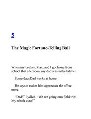 4 Never Swim in Applesauce 5. The Magic Fortune-Telling Ball -- 绘本听读宝在线台词全文