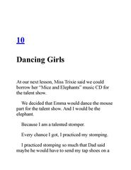 5 Don't Tap-Dance on Your Teacher 10. Dancing Girls -- 绘本听读宝在线台词全文