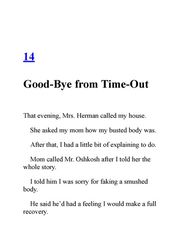 5 Don't Tap-Dance on Your Teacher 14. Good-Bye from Time-Out -- 绘本听读宝在线台词全文