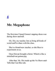5 Don't Tap-Dance on Your Teacher 4. Mr. Megaphone -- 绘本听读宝在线台词全文