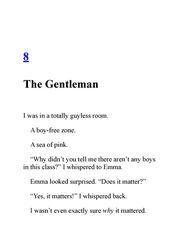 5 Don't Tap-Dance on Your Teacher 8. The Gentleman -- 绘本听读宝在线台词全文