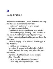 6 Never Walk in Shoes That Talk 11. Baby Braking -- 绘本听读宝在线台词全文