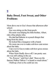 6 Never Walk in Shoes That Talk 9. Baby Drool, Foot Sweat, and Other Problems -- 绘本听读宝在线台词全文