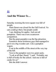 7 Never Race a Runaway Pumpkin 11 And the Winner Is -- 绘本听读宝在线台词全文