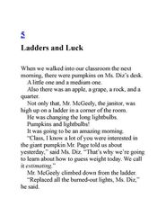 7 Never Race a Runaway Pumpkin 5 Ladders and Luck -- 绘本听读宝在线台词全文
