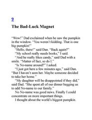 7 Never Race a Runaway Pumpkin 9 The Bad-Luck Magnet -- 绘本听读宝在线台词全文