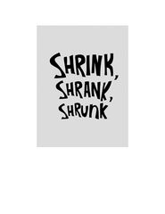 1 Stink The Incredile Shrinking Kid 2 Shrink, Shrank, Shrunk -- 绘本听读宝在线台词全文