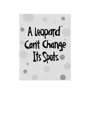 2 Stink and The SUPER-Galactic Jawbreaker 3 A Leopard Can’t Change Its Spots -- 绘本听读宝在线台词全文