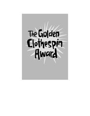 3 Stink and the Worlds Worst Super-Stinky Sneakers 8 The Golden Clothespin Award -- 绘本听读宝在线台词全文