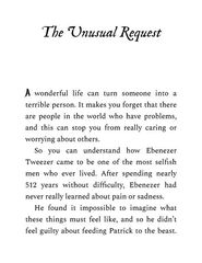 1 The Beast and the Bethany 2 The Unusual Request -- 绘本听读宝在线台词全文