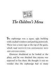 1 The Beast and the Bethany 4 The Children's Menu -- 绘本听读宝在线台词全文