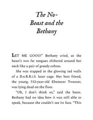 3 Battle of the Beast 2 The No-Beast and the Bethany -- 绘本听读宝在线台词全文