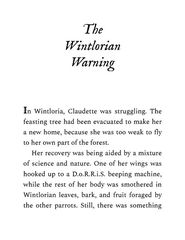 3 Battle of the Beast 5 The Wintlorian Warning -- 绘本听读宝在线台词全文