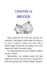 1 Dragons and Marshmallows 14 BIGGER -- 绘本听读宝在线台词全文