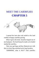 4 Caterflies and Ice 5 MEET THE CATERFLIES -- 绘本听读宝在线台词全文