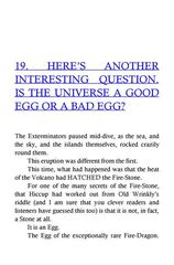 5 How to Twist a Dragon's Tale 19 HERE’S ANOTHER INTERESTING QUESTION IS THE UNIVERSE A GOOD EGG OR A BAD EGG -- 绘本听读宝在线台词全文
