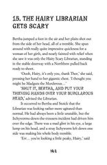 6 A Hero's Guide to Deadly Dragons 15 The Hairy Librarian Gets Scary -- 绘本听读宝在线台词全文