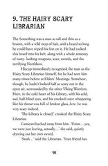 6 A Hero's Guide to Deadly Dragons 9 The Hairy Scary Librarian -- 绘本听读宝在线台词全文