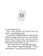 1 Escape From Mr. Lemoncello's Library 16 Chapter 16 -- 绘本听读宝在线台词全文