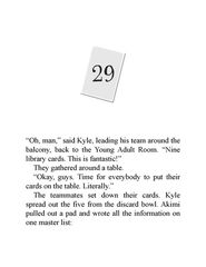 1 Escape From Mr. Lemoncello's Library 29 Chapter 29 -- 绘本听读宝在线台词全文