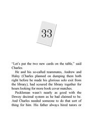1 Escape From Mr. Lemoncello's Library 33 Chapter 33 -- 绘本听读宝在线台词全文